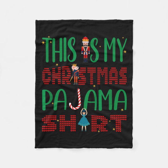 Cobertor De Velo This Is My Christmas Pajama Funny Family Matching  (Frente)