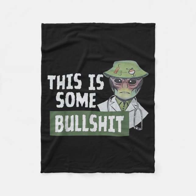 Cobertor De Velo This Is Some Bull - Alien Nurse  (Frente)