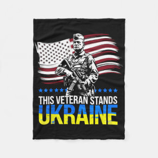 Cobertor De Velo This Veteran Stands With Ukraine 3