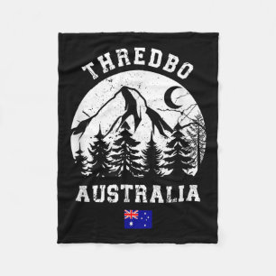 Cobertor De Velo Thredbo Snowy Mounts Austrália Ski Resort Alpin