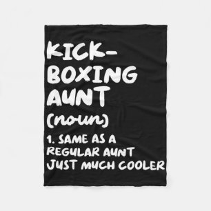 Cobertor De Velo Tia de Kickboxing Definição Esportes Divertidos Ar