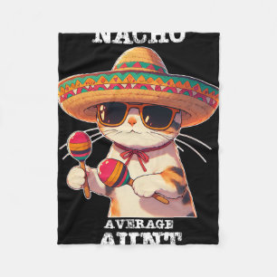 Cobertor De Velo Tia engraçada não média Cinco De Mayo Mexicana