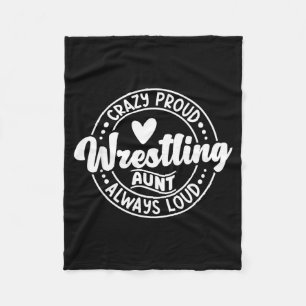 Cobertor De Velo Tia lutadora de wrestling luta orgulhosa tia