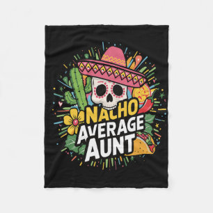 Cobertor De Velo Tia Média Nacho Engraçada Com Sombrero Cinco De Ma