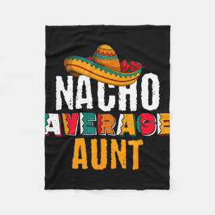 Cobertor De Velo Tia Nacho Média Cinco De Maio Engraçada Mexicana L