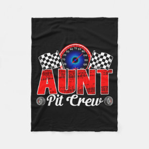 Cobertor De Velo Tia Pit Crew Racing Família Carro de Corrida Menin