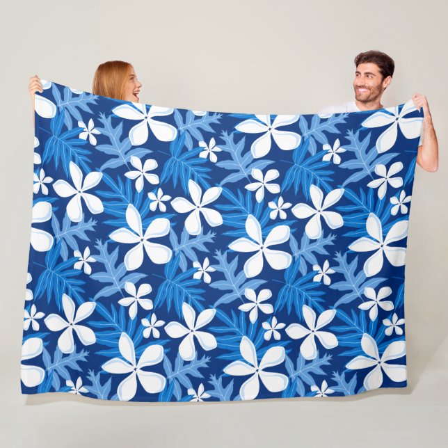 Cobertor De Velo TIARE (AZUL) Fleece Blanket (In Situ)