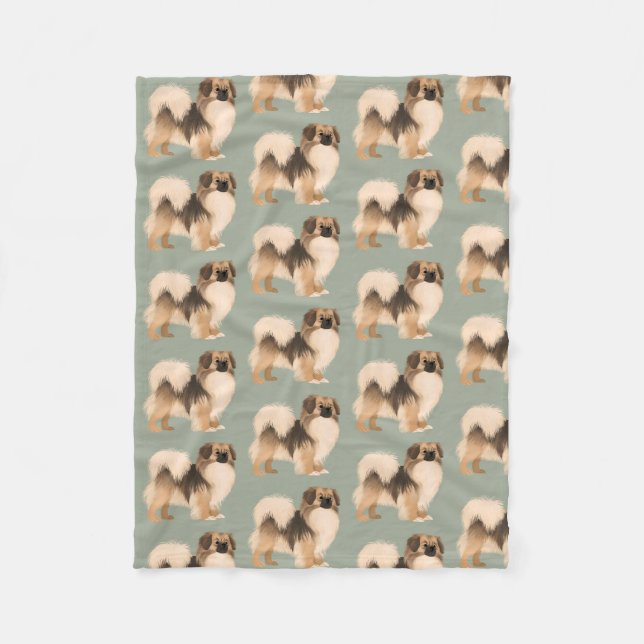 Cobertor De Velo Tibetano - Espanhol (Sable) (Frente)