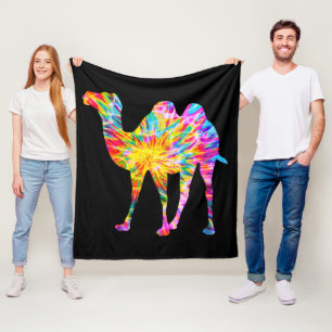 COBERTOR DE VELO TIE DYE CAMEL