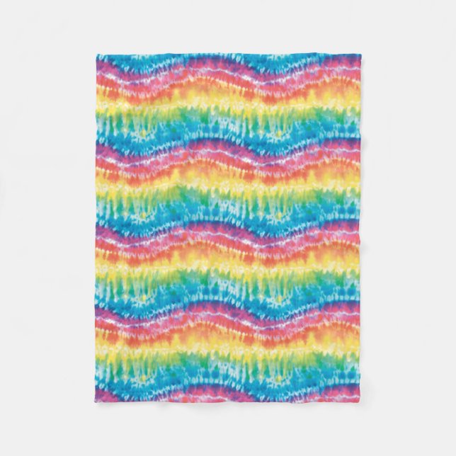 Cobertor De Velo Tie Dye Fleece Blanket (Frente)