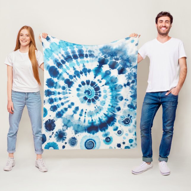 Cobertor De Velo Tie Dye Pattern (In Situ)