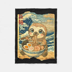 Cobertor De Velo Tigela de Ramen de Macarrão Japonês Onda Kawaii En