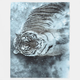 Cobertor De Velo Tiger Fleece Blanket