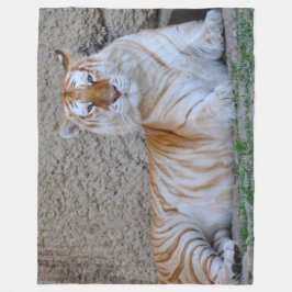 Cobertor De Velo Tiger Fleece Blanket