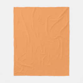 Cobertor De Velo Tiger Orange Fleece Blanket