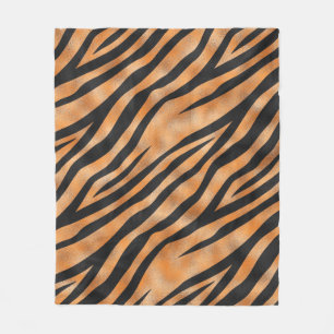 Cobertor De Velo Tiger Wild Animal Pattern