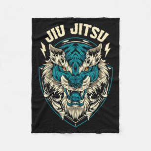 Cobertor De Velo Tigre Jiu Jitsu Brasileiro