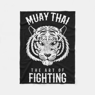 Cobertor De Velo Tigre Muay Thai e Kickboxing