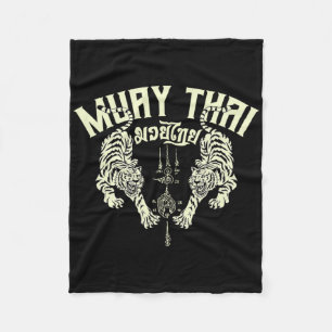 Cobertor De Velo Tigres de Muay Thai Artes Marciais Mistas Kickboxi