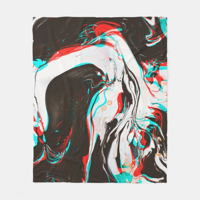 Cobertor De Velo Tinta Marmoreada: Textura Falsa. (Frente)