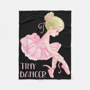 Cobertor De Velo Tiny Dancer Ballerina Balé Garota Dançando Criança