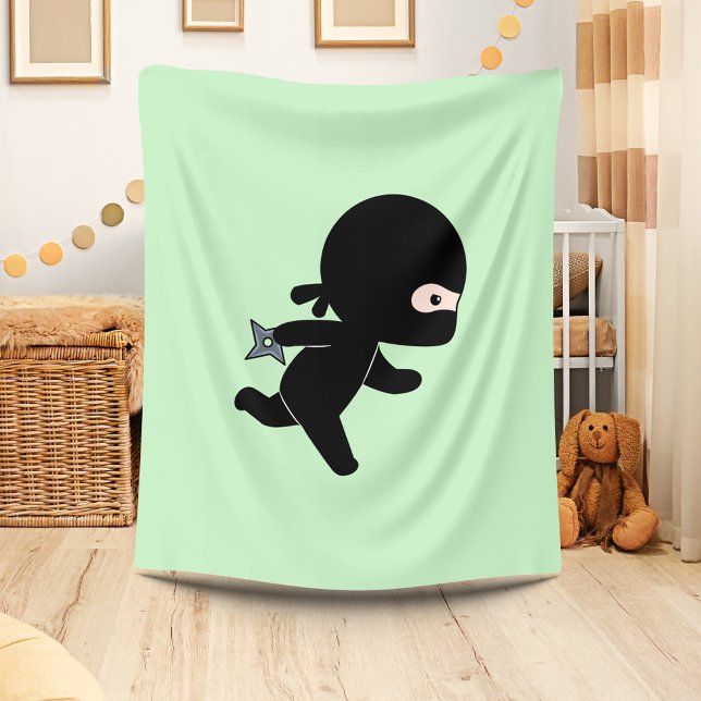 Cobertor De Velo Tiny Ninja Em Verde (Criador carregado)