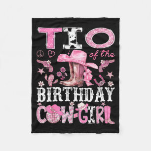 Cobertor De Velo Tio da Cow-girl de Aniversário Nk Disco Rodeio Tio