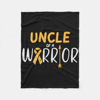 Cobertor De Velo Tio De Um Cancer De Infância Guerreiro Friso Aware
