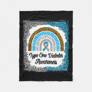 Cobertor De Velo Tipo 1 Sensibilização para a Diabetes Branqueada R