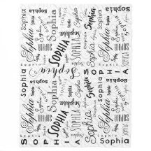 Tipografia Sophia Preto Branco