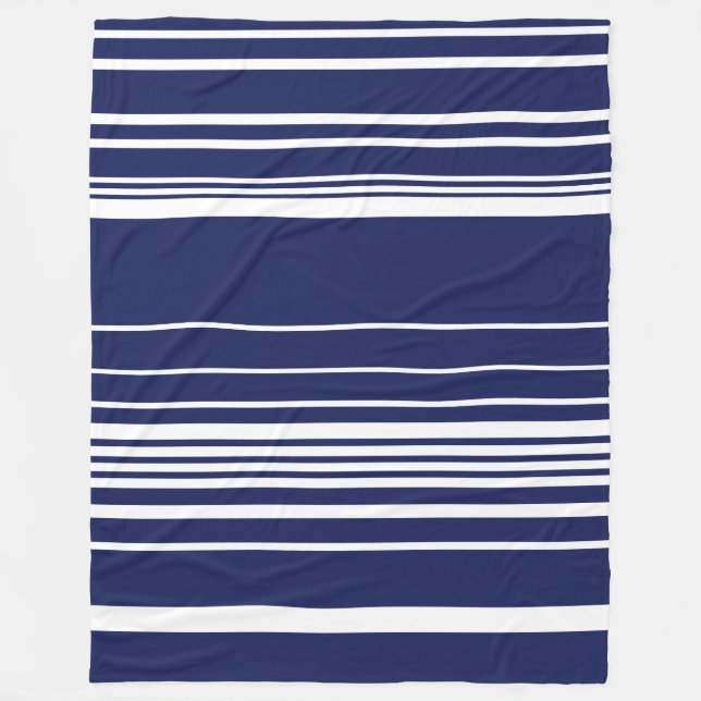 Cobertor De Velo Tiras complexas - Azul (Frente)