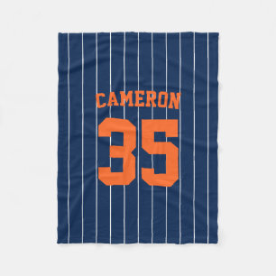 Cobertor De Velo Tiras de Baseball Jersey de Cores Totalmente Edit