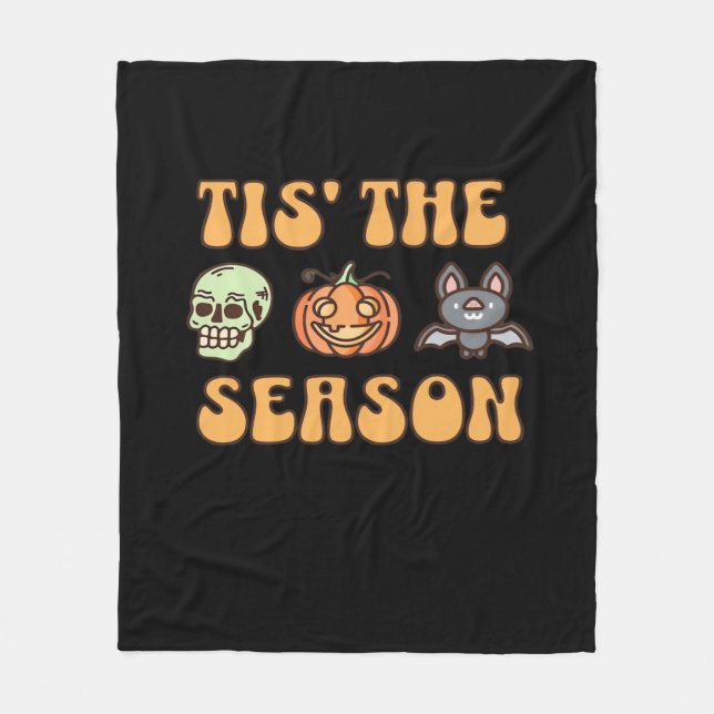 Cobertor De Velo Tis The Season Halloween (Frente)