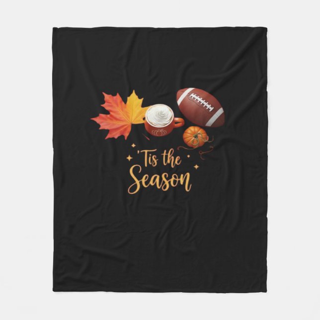 Cobertor De Velo Tis The Season Halloween Retro Design (Frente)