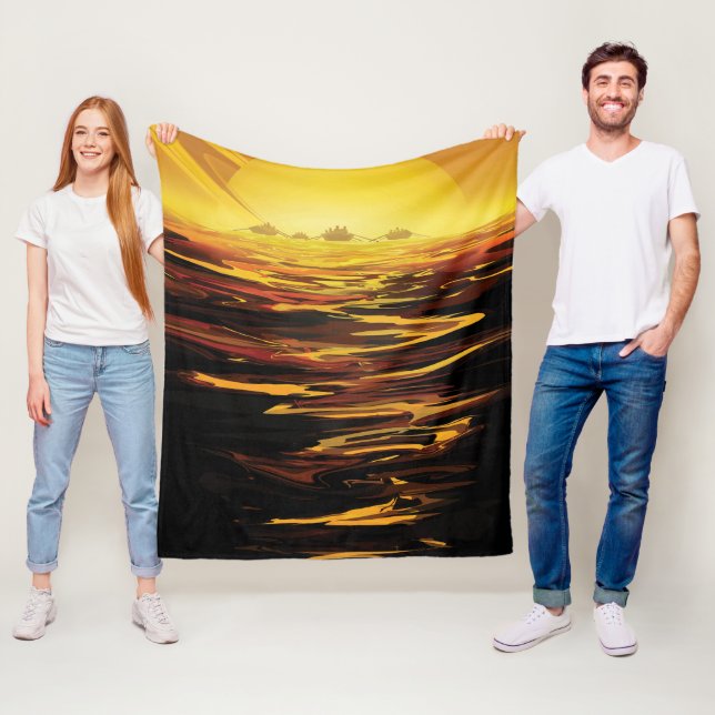 Cobertor De Velo Titã maior lua do planeta Saturno (In Situ)