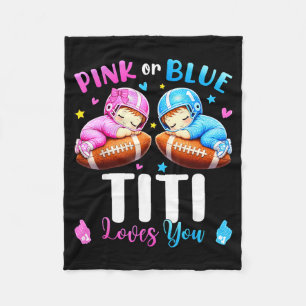 Cobertor De Velo Titi rosa ou azul ama revelação do sexo do bebê fu