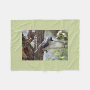 Cobertor De Velo Titmouse adornado