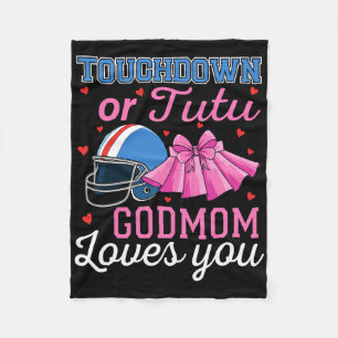 Cobertor De Velo Tocar ou Tutu Deus Mãe Ama Você Futebol Gênero