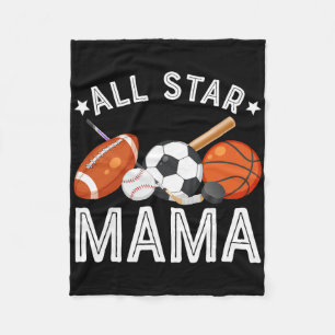 Cobertor De Velo Toda Estrela Mamãe Do Menino Do Aniversário Sketll