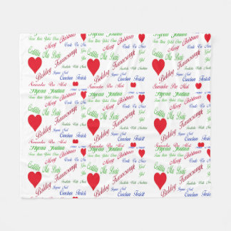 Cobertor De Velo Todo o Mundo, Muitas línguas para Feliz Natal