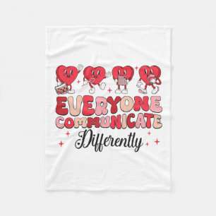 Cobertor De Velo Todos Comunicam Diferentes Fala De Namorados