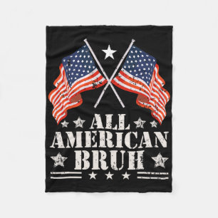 Cobertor De Velo Todos Os Homens Patrióticos do Bruh 4 De Julho