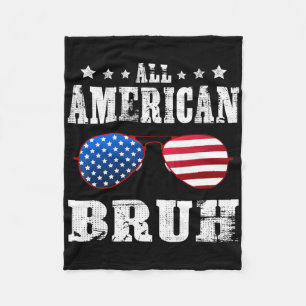 Cobertor De Velo Todos Os Homens Patrióticos do Bruh 4 De Julho