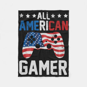 Cobertor De Velo Todos os jogadores americanos no dia 4 de julho, T