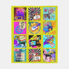 Cobertor De Velo todos os meus designs de quadrinhos legal