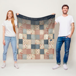 Cobertor De Velo Togacidade Personalizada de Patchwork Vintage