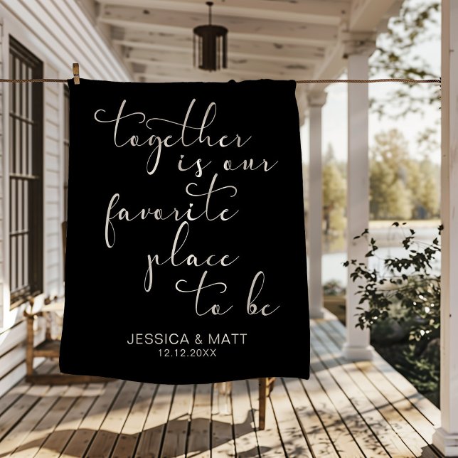 Cobertor De Velo Together is our Favorite Place to Be (Criador carregado)