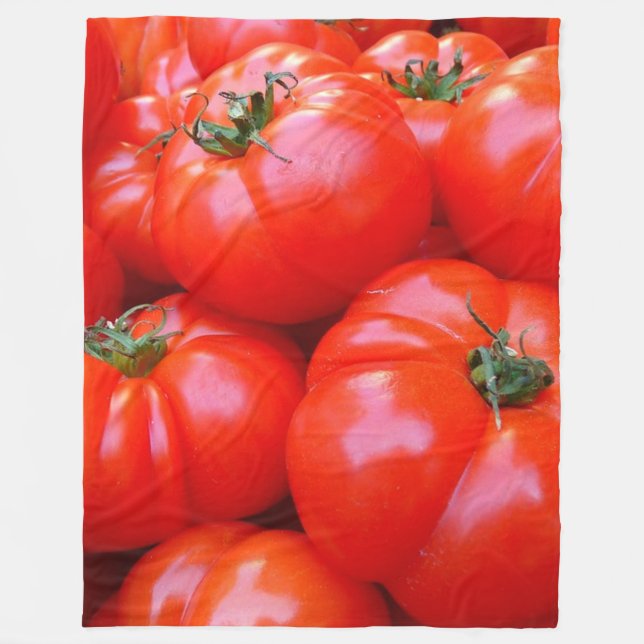 Cobertor De Velo Tomates Fleece Blanket (Frente)