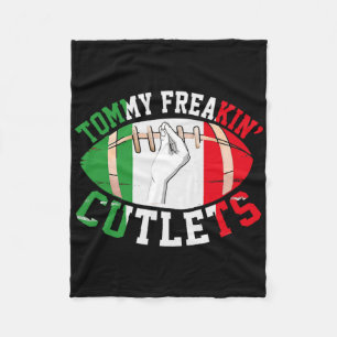 Cobertor De Velo Tommy Freakin' Cutlets Engraçados Nova Jersey Band