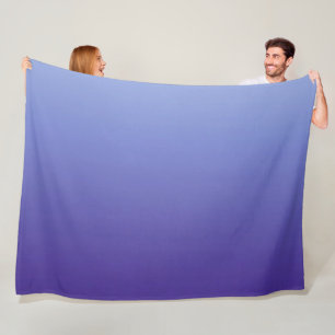 Cobertor De Velo Tons de Violeta Periwinkle ao Azul